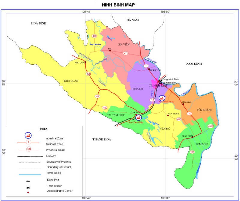 Ninh Binh Map