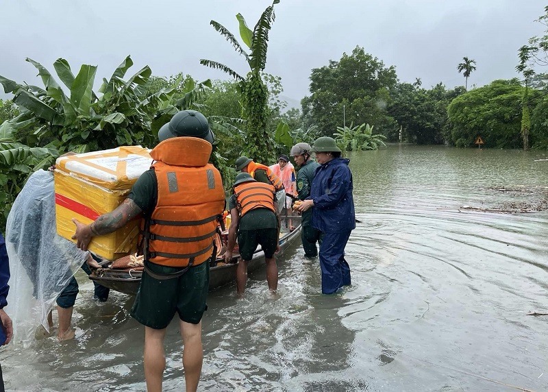 Relief efforts after Typhoon Yagi